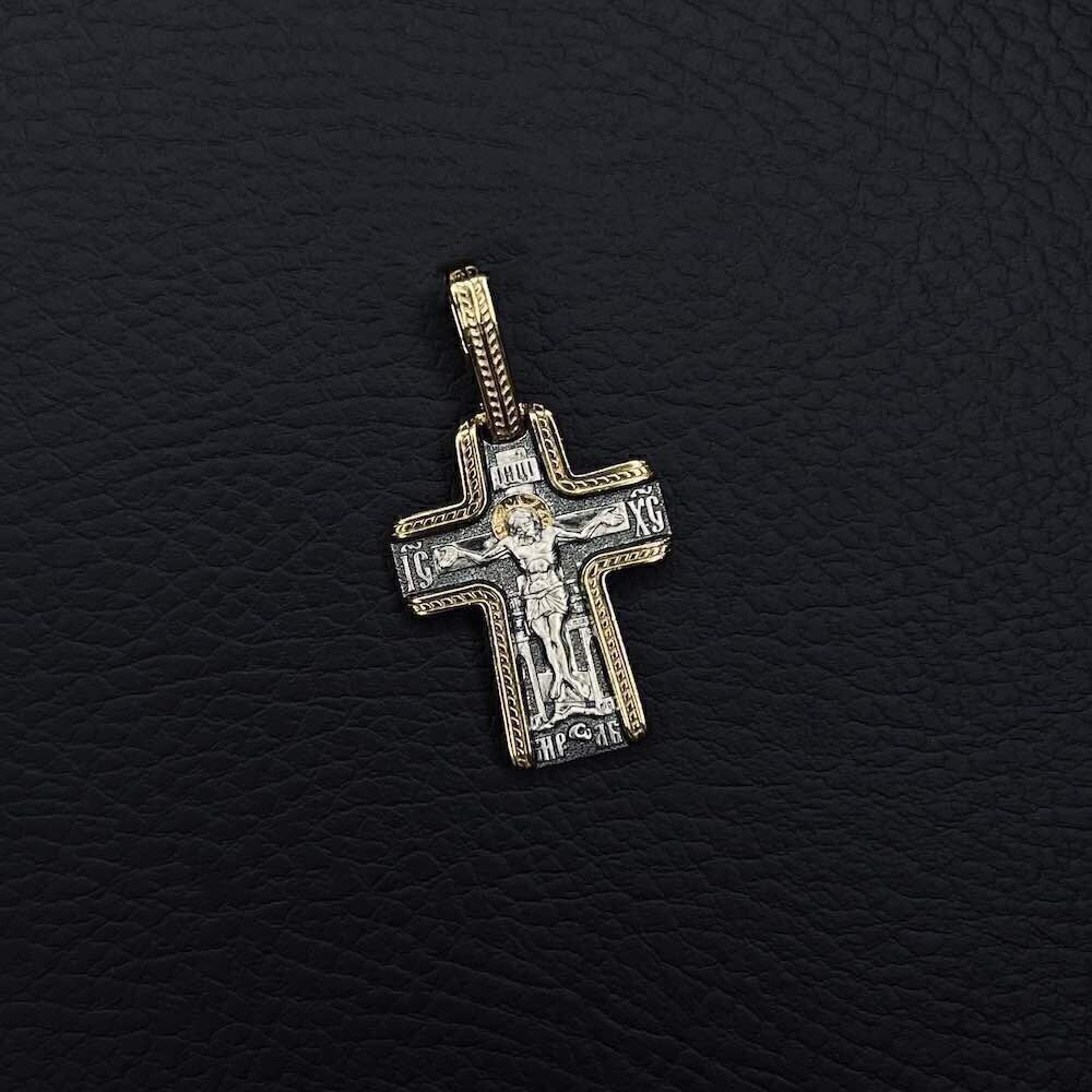 Купить Крест из серебра "Святой Георгий Победоносец" (2808)